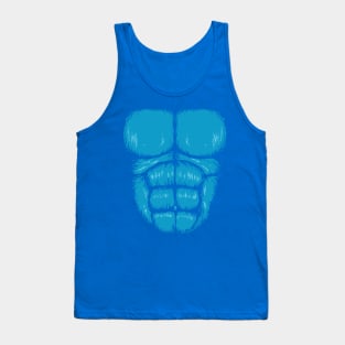 Blue Beast Chest Tank Top